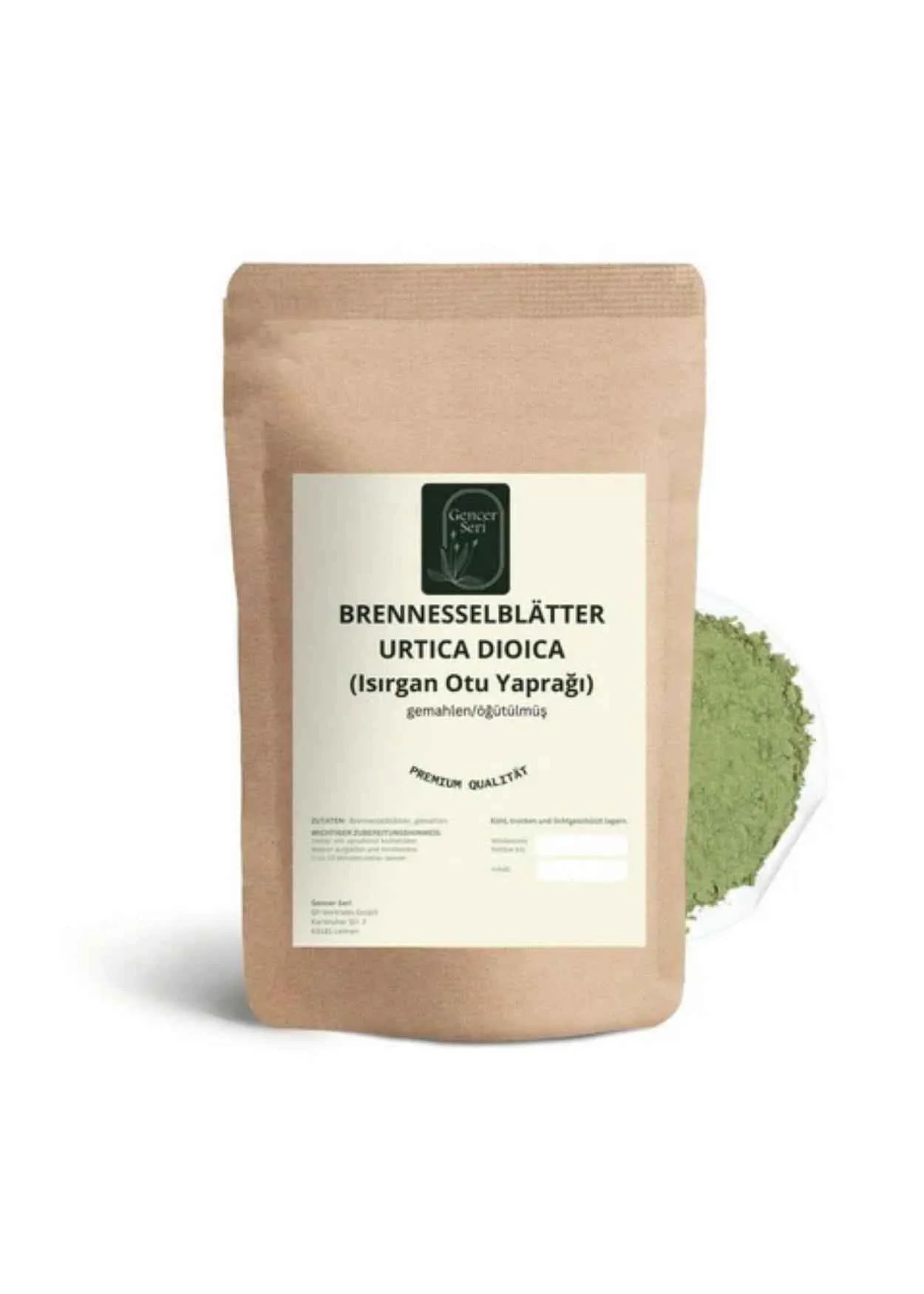 Gencer Seri Brennesselblätter gemahlen