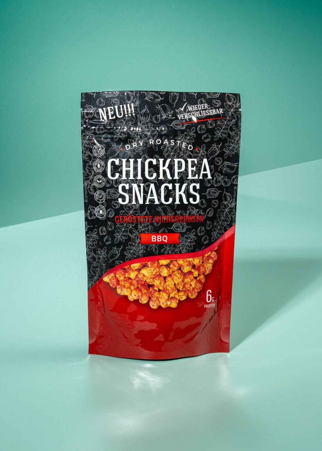 Chickpea Snacks geröstete Kichererbsen BBQ - Image 3
