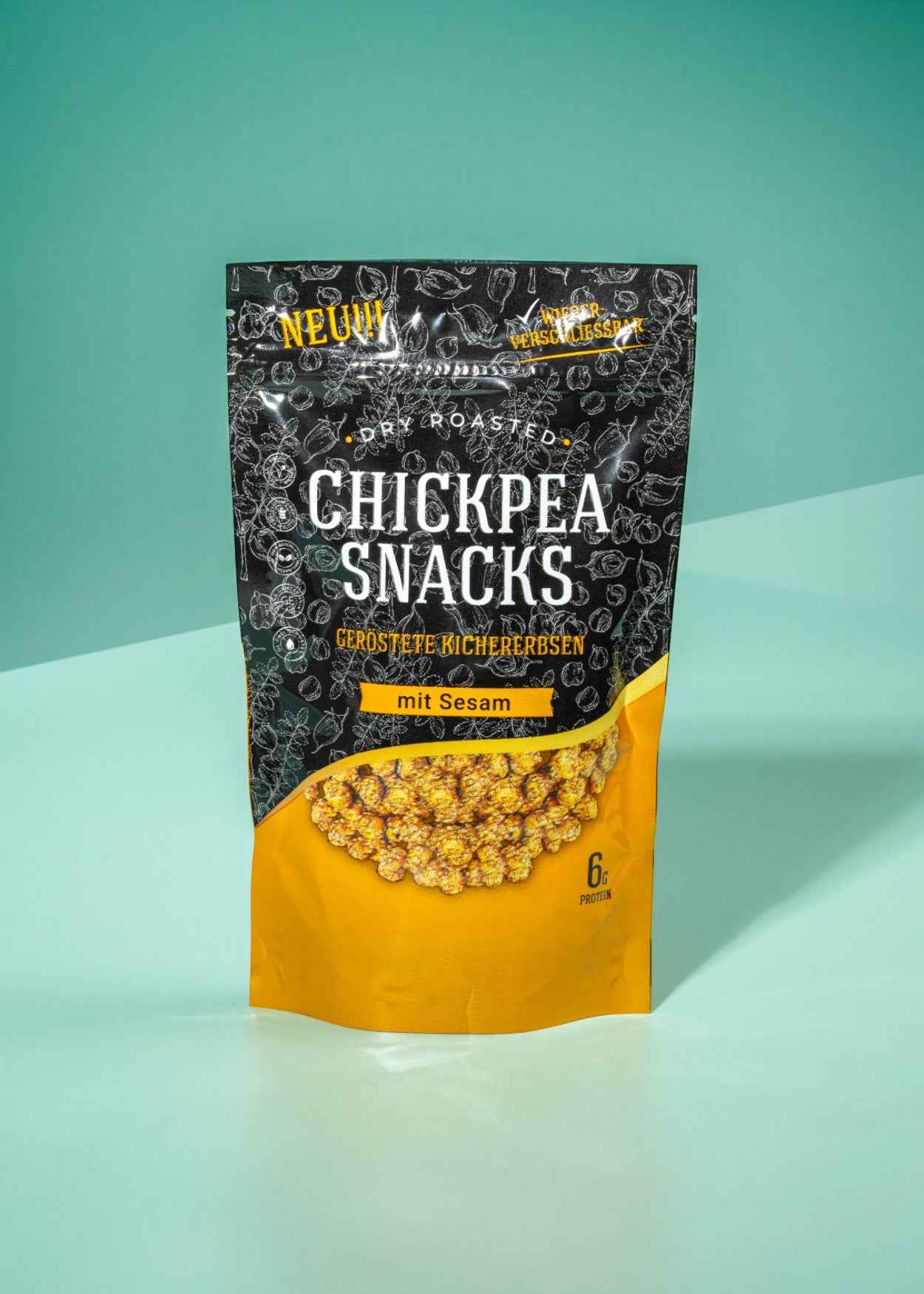 Chickpea Snacks geröstete Kichererbsen Sesam - Image 3