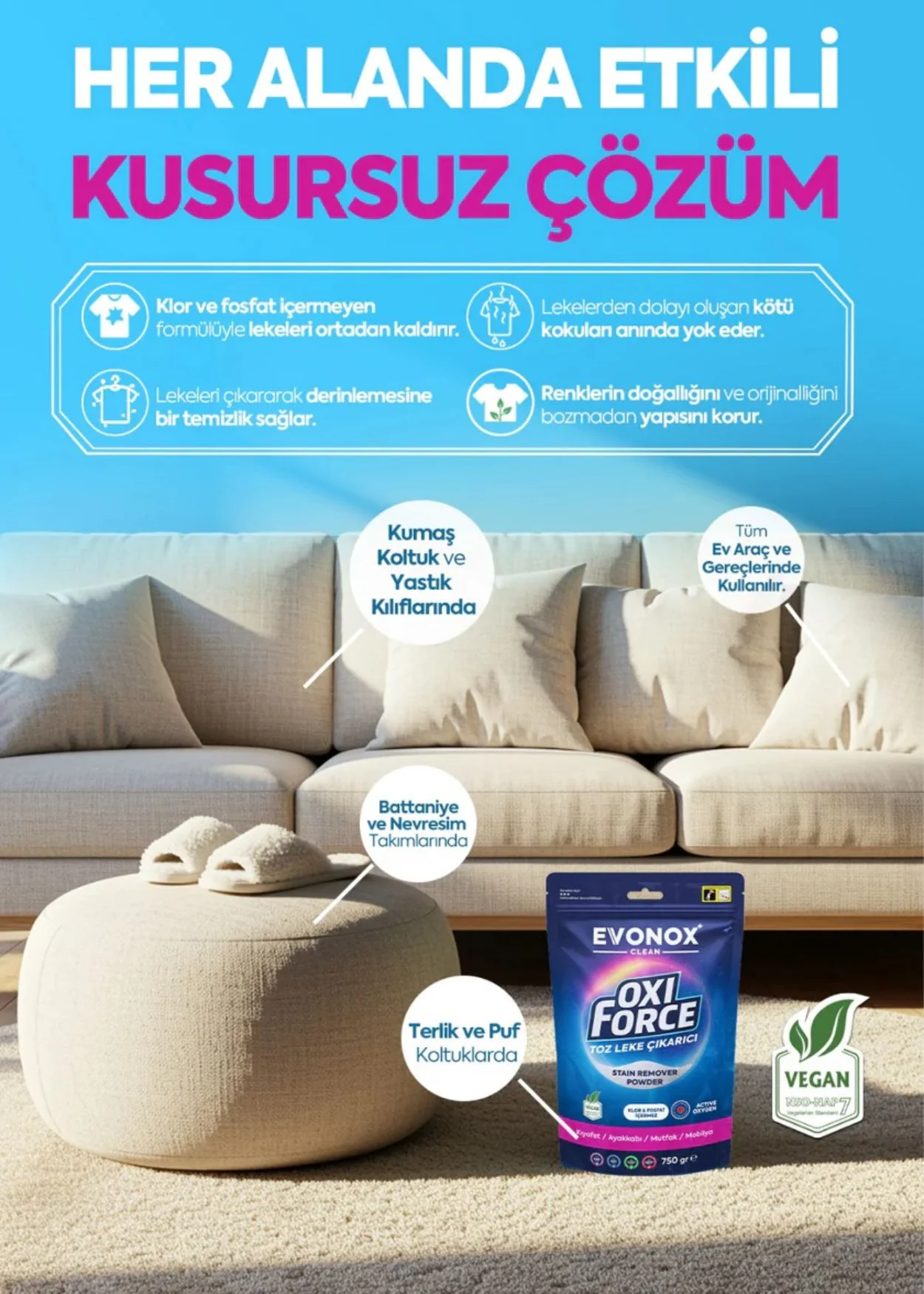 Evonox Oxi Force Toz Leke Çıkarıcı - Image 5