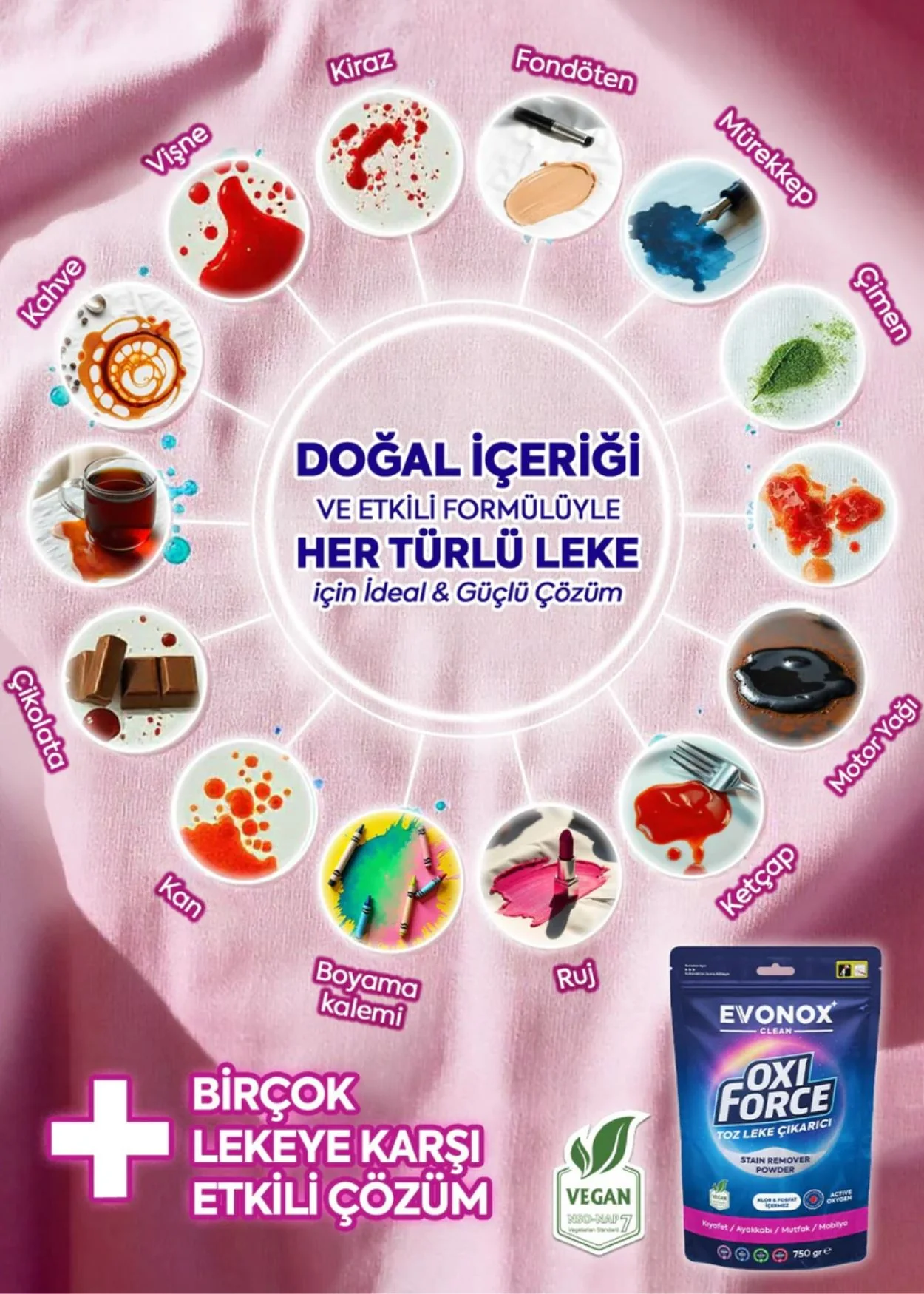Evonox Oxi Force Toz Leke Çıkarıcı - Image 6