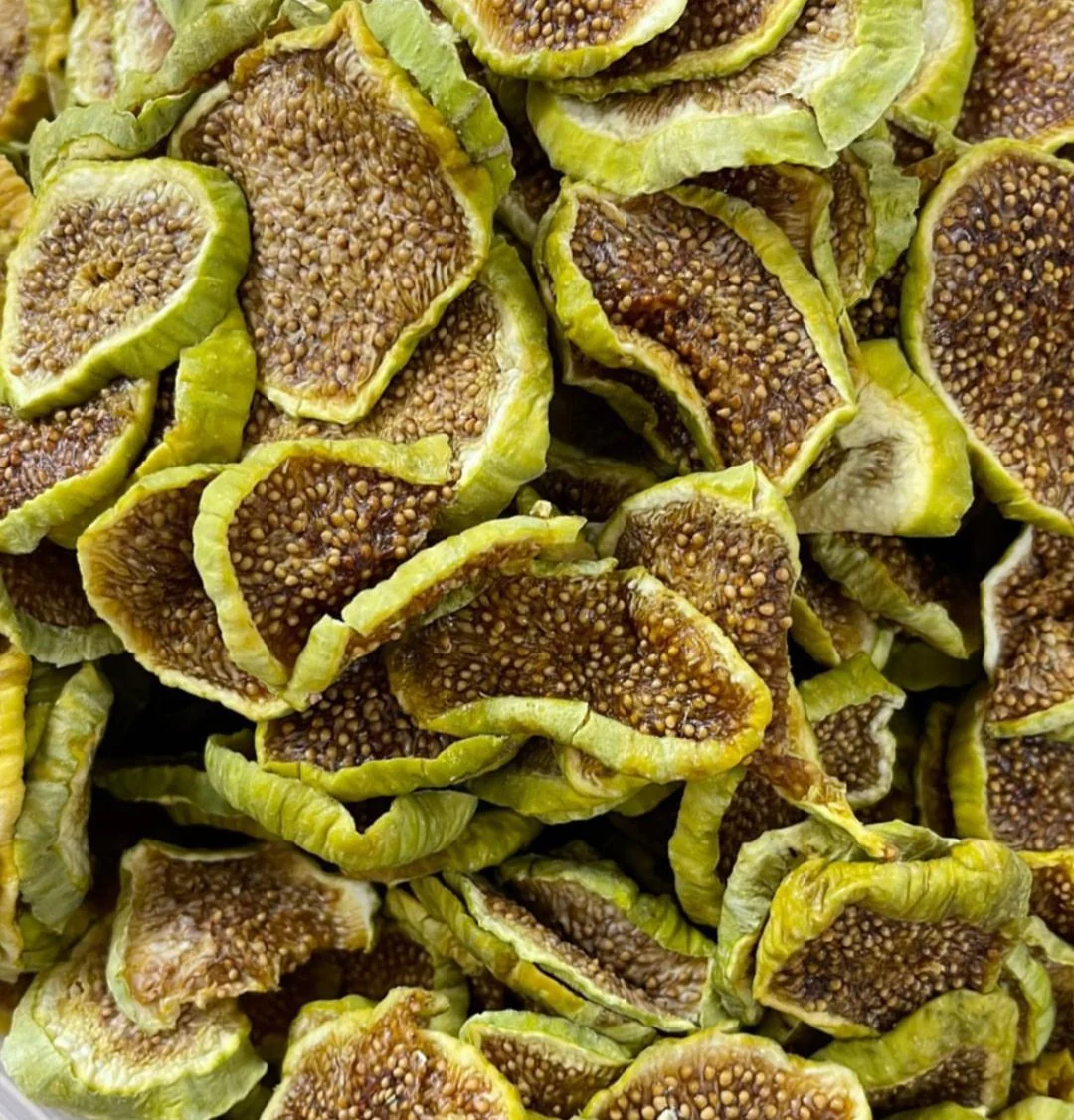 Getrocknete Feigen in Scheiben