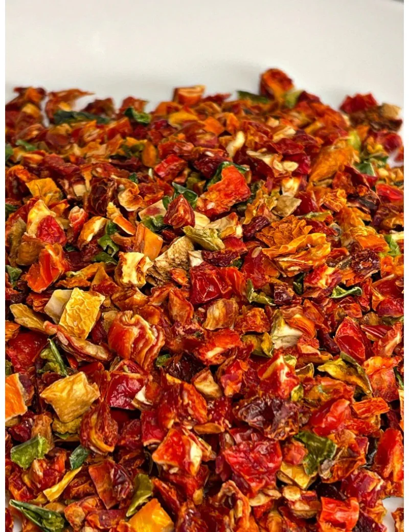 Getrocknete Gemüse für Menemen