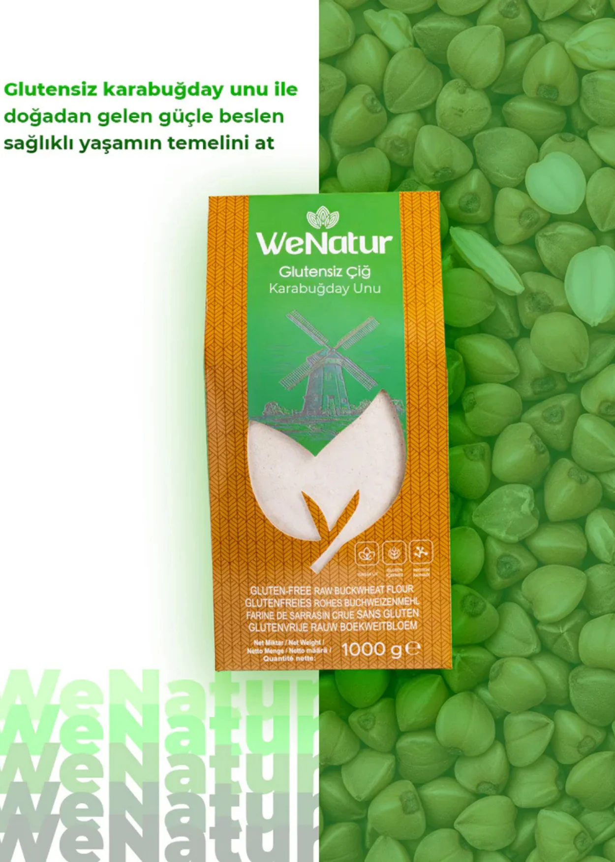 Glutenfreies Rohes Buchweizenmehl - Image 4