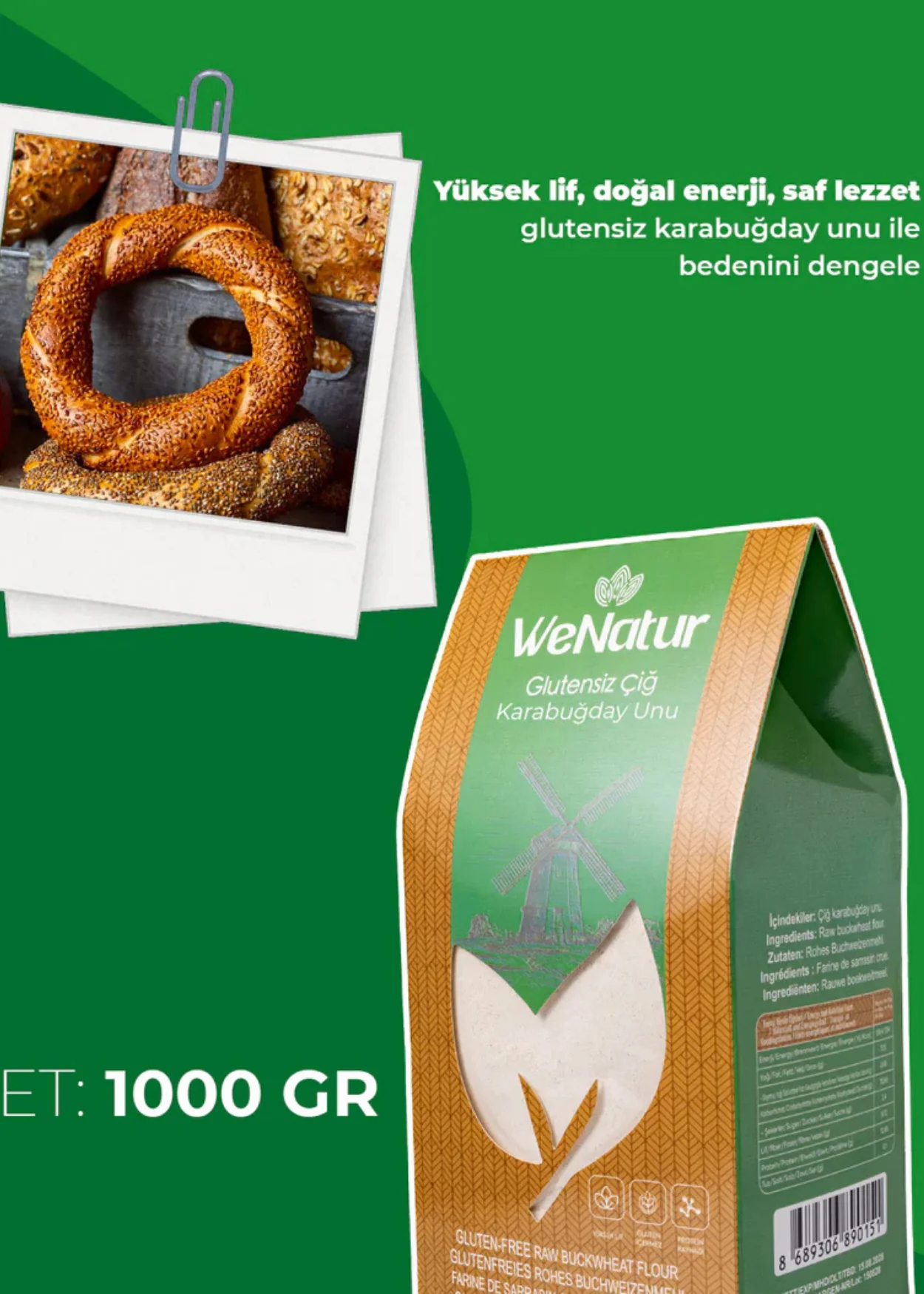 Glutenfreies Rohes Buchweizenmehl - Image 5
