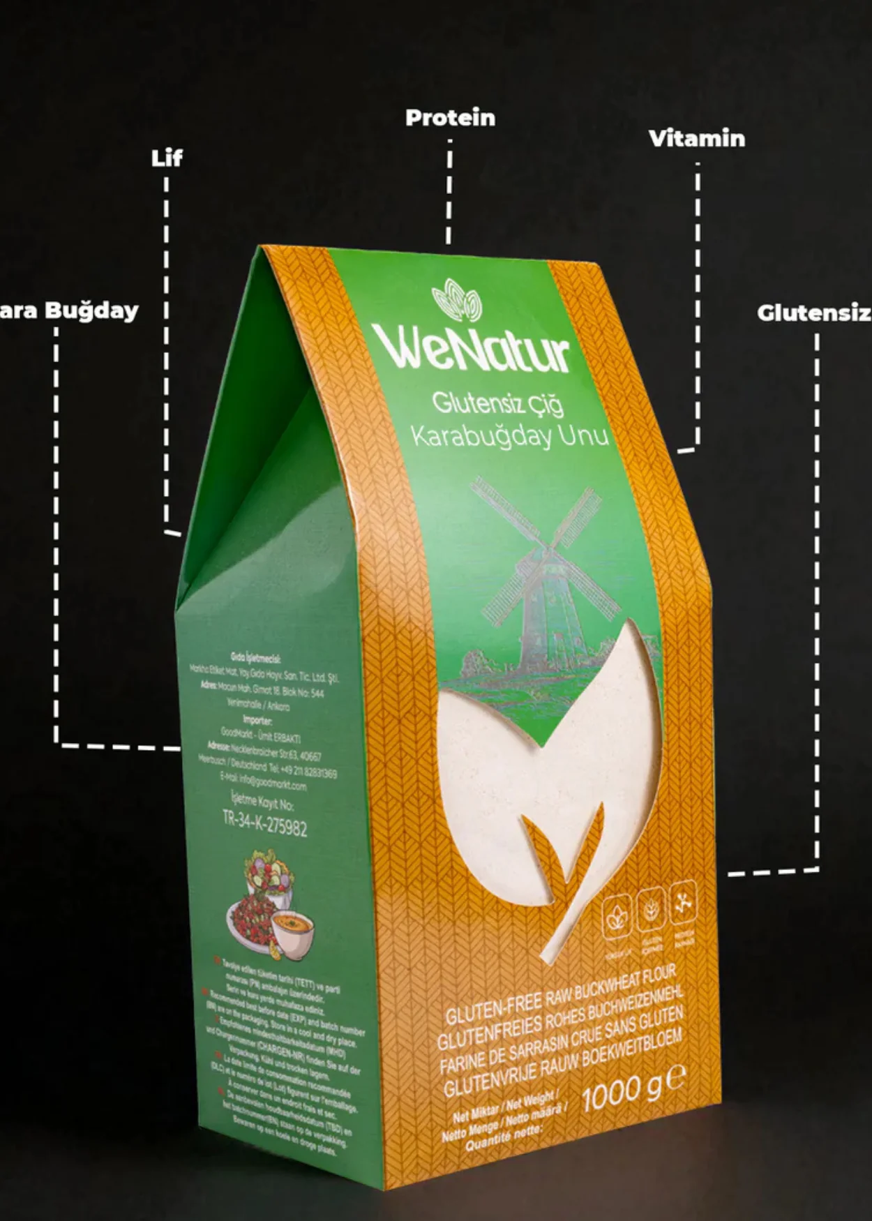 Glutenfreies Rohes Buchweizenmehl - Image 6