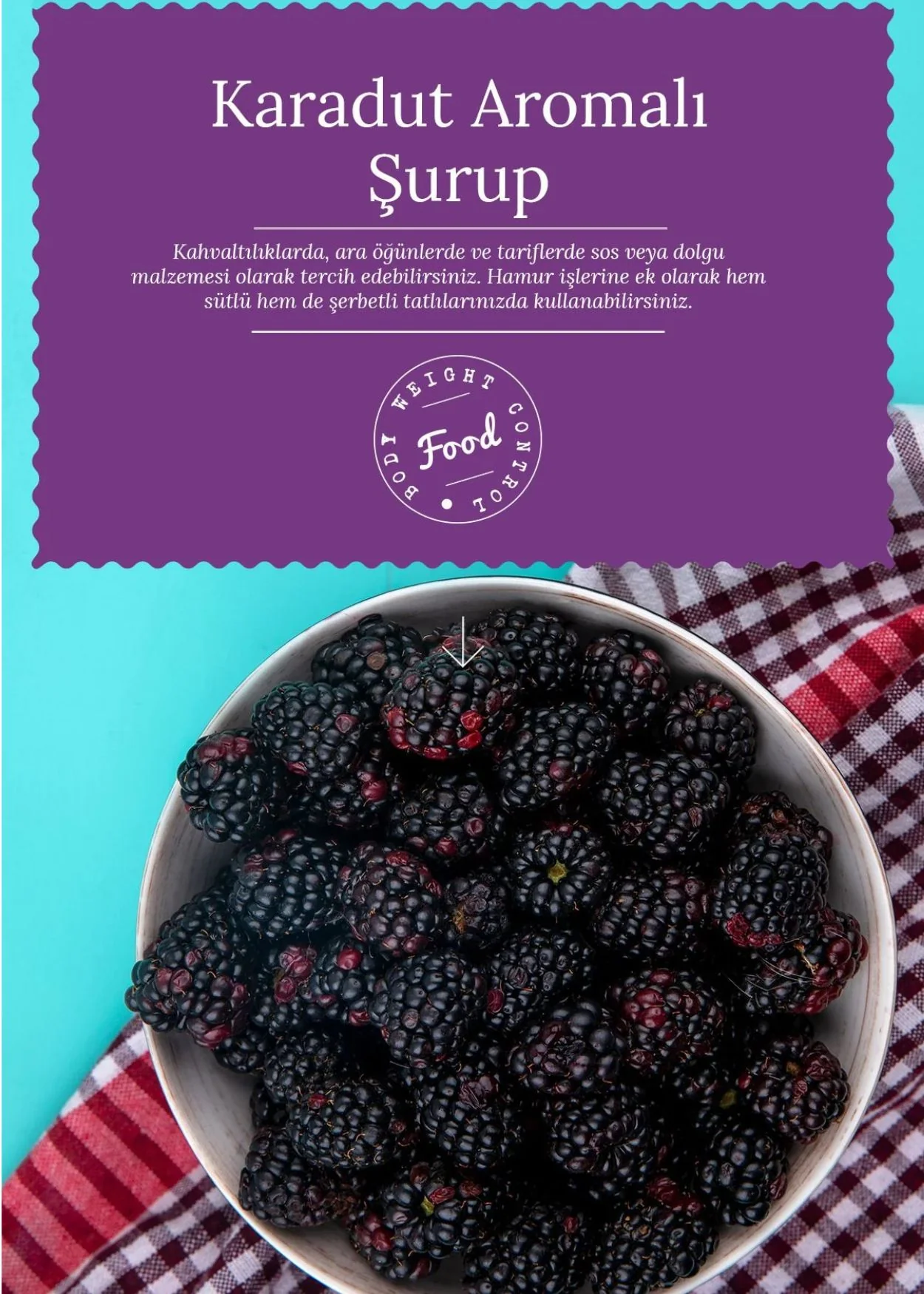 Herbamina Karadut Aromalı Şurup - Image 6