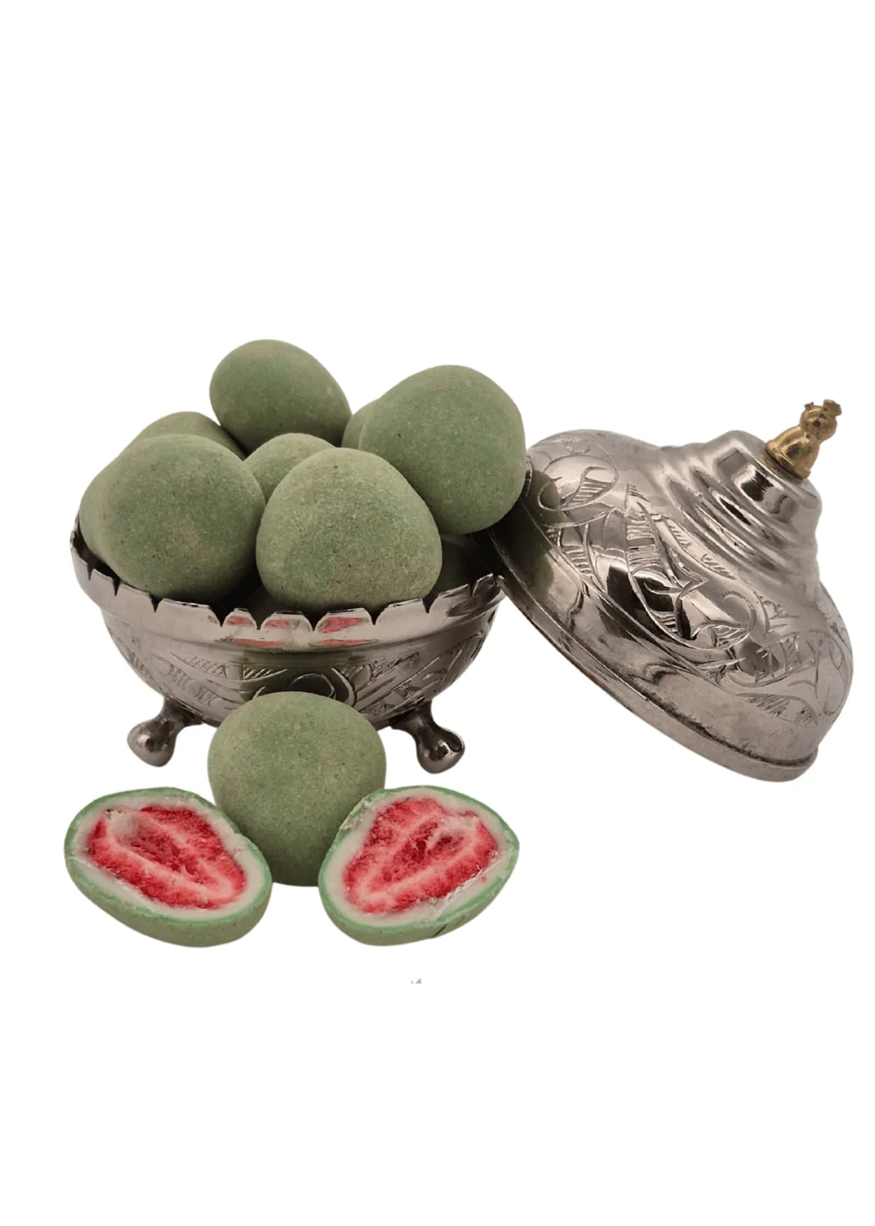 Matcha Aromalı Gerçek Çilekli Draje - Image 3