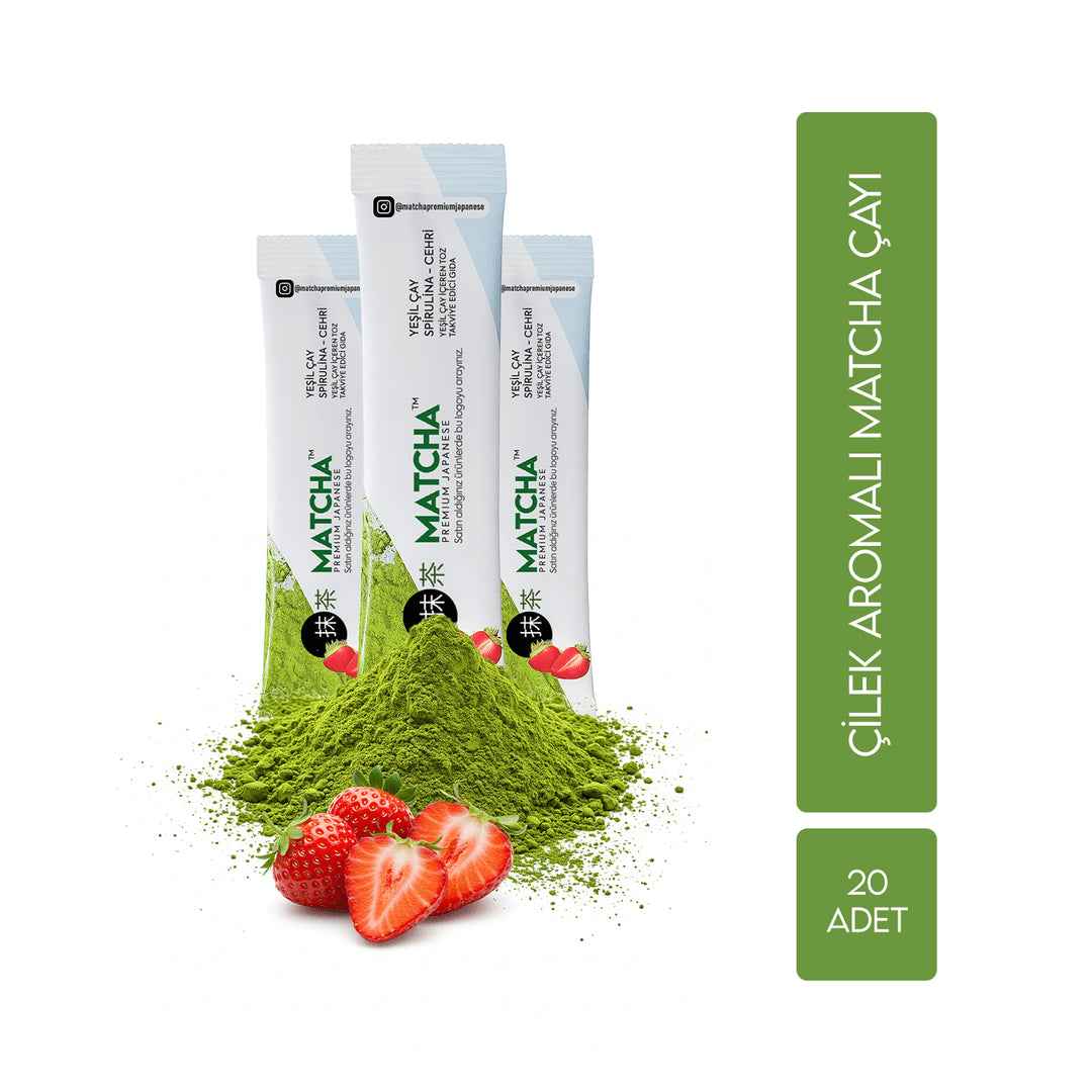 Matcha Grüner Tee mit Erdbeeraroma - Image 2