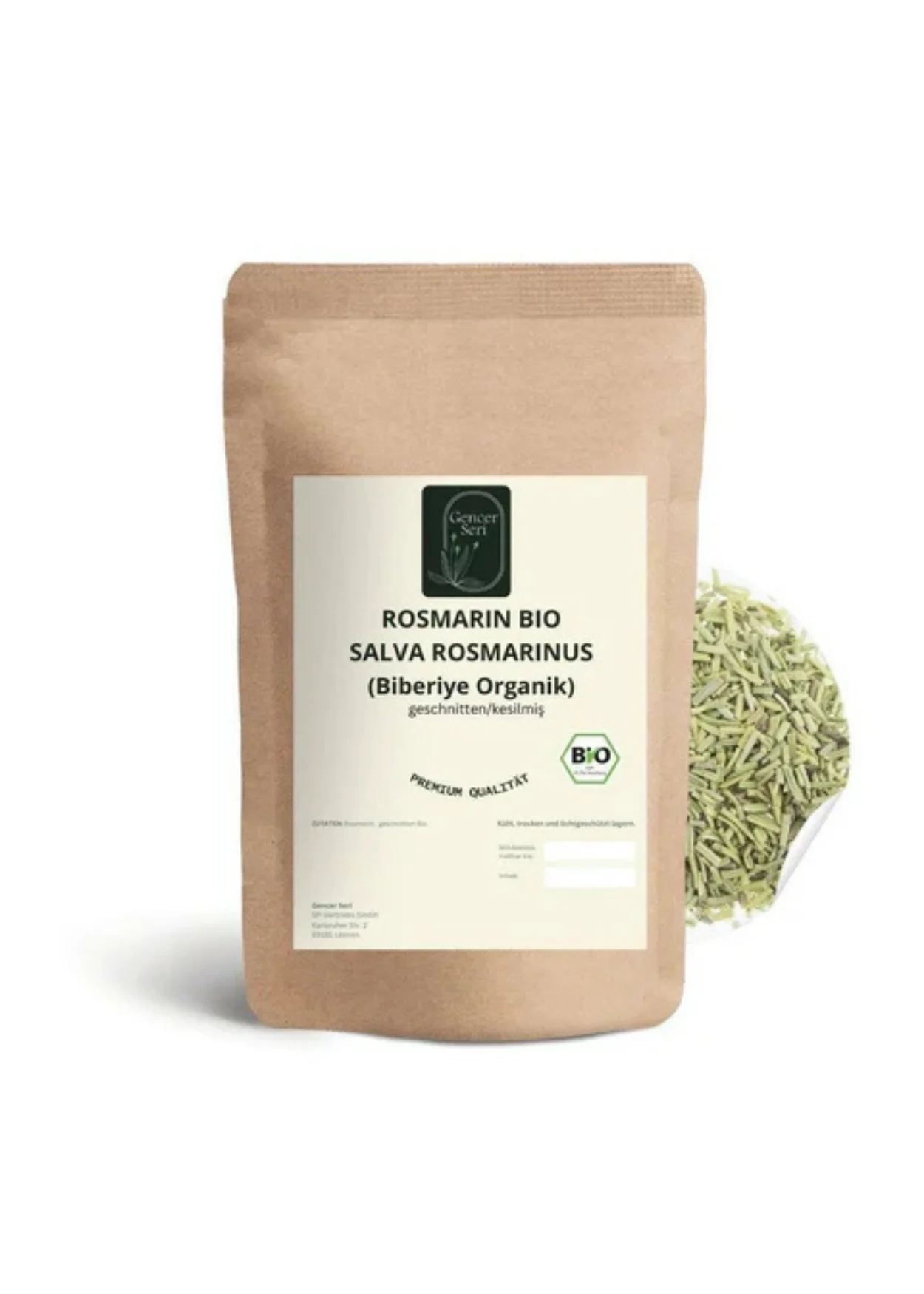 Gencer Seri Rosmarin Bio (geschnitten)