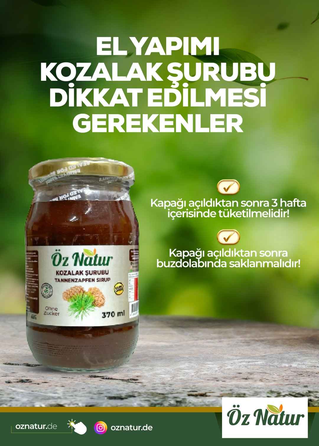 Tannenzapfen Sirup (Flüssig) (Kozalak Şurubu) - Image 4