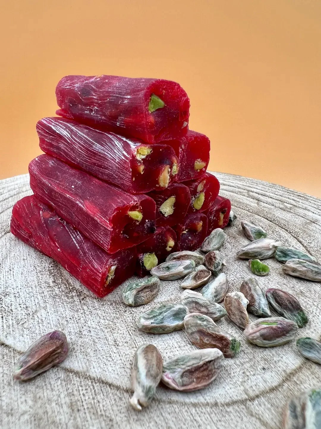 Turkish Delight Finger Lokum mit Granatapfel & Pistazien