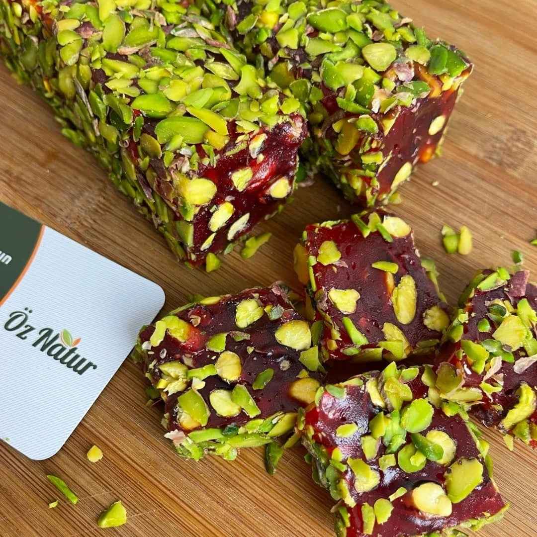 Turkish Delight Lokum mit Pistazien & Granatapfel