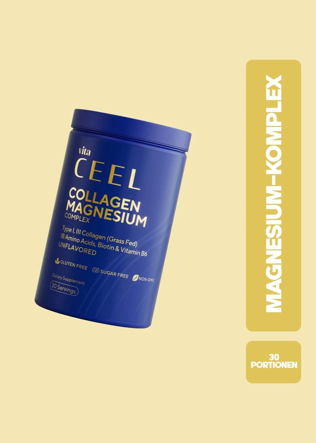 Vita Ceel Collagen Prebiotic & Magnesium Complex - Image 2