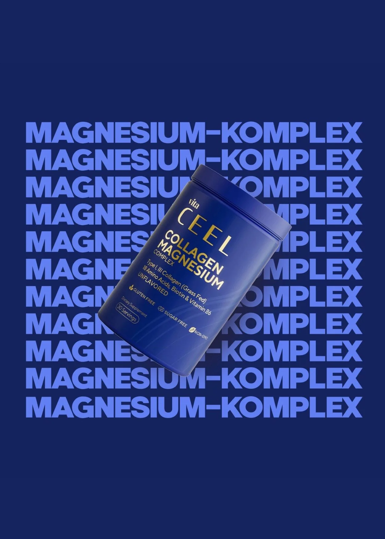 Vita Ceel Collagen Prebiotic & Magnesium Complex - Image 3