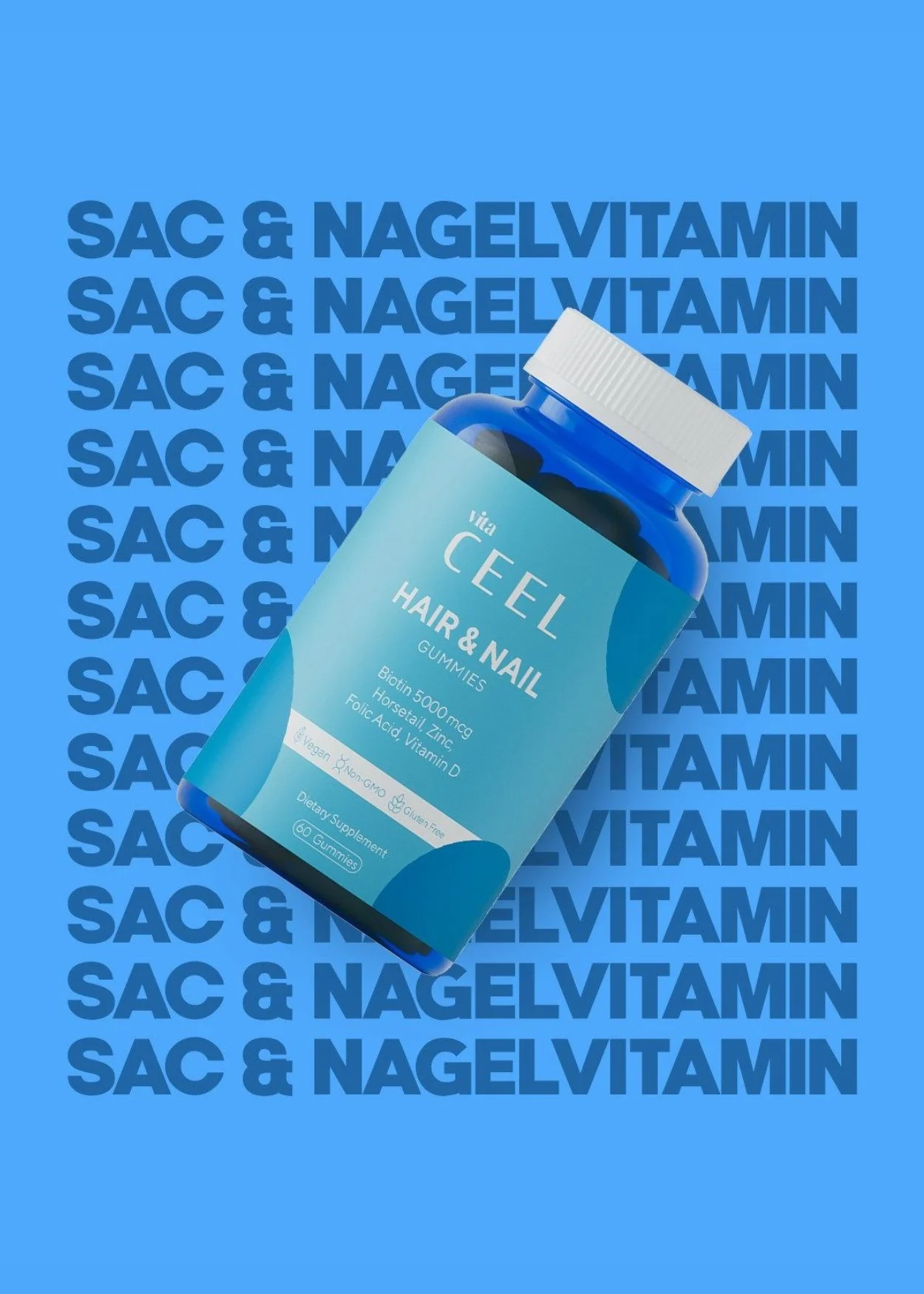 Vita Ceel Hair and Nail Gummies - Image 3