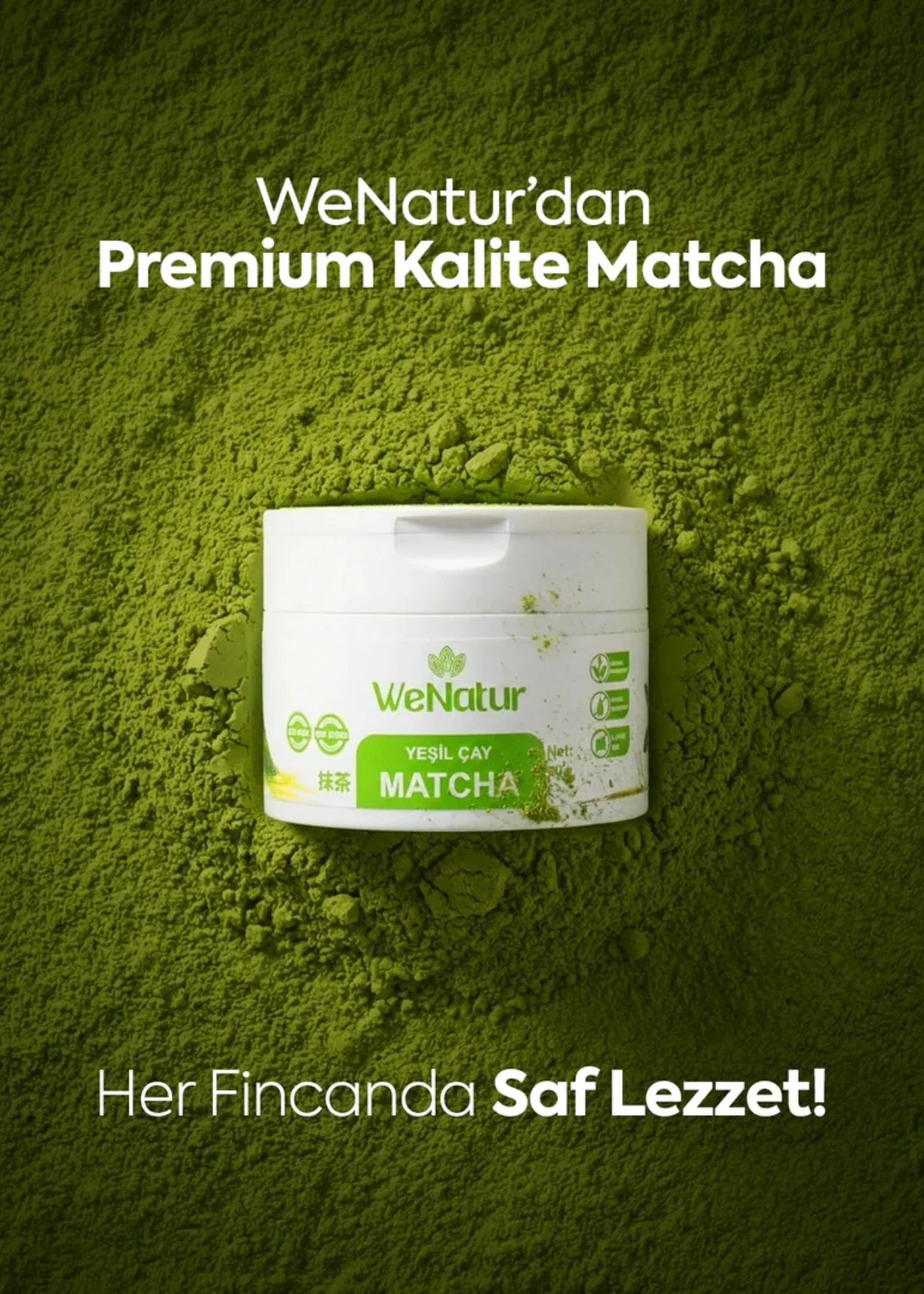 Matcha Yesil Cay Tozu - Image 4