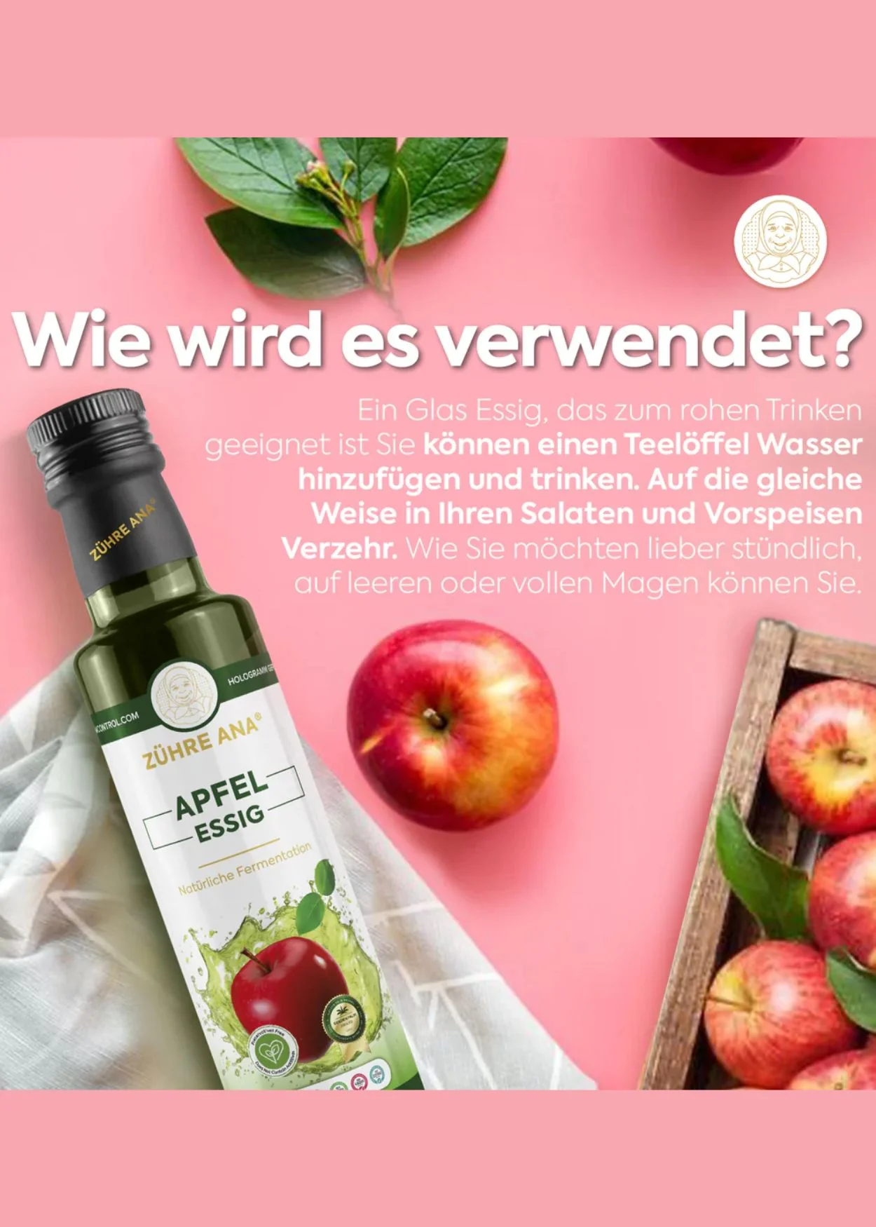 Zühre Ana Apfelessig - Image 3