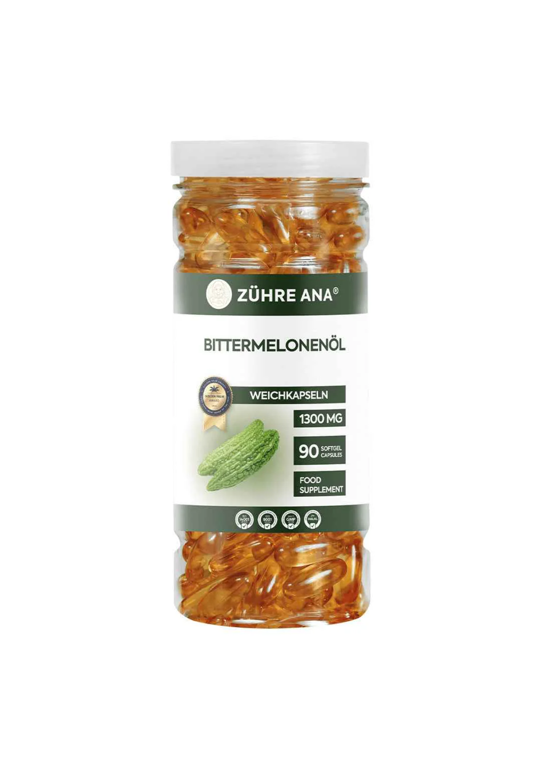 Zühre Ana Bittermelonenöl Weichkapseln (90 Kapseln)