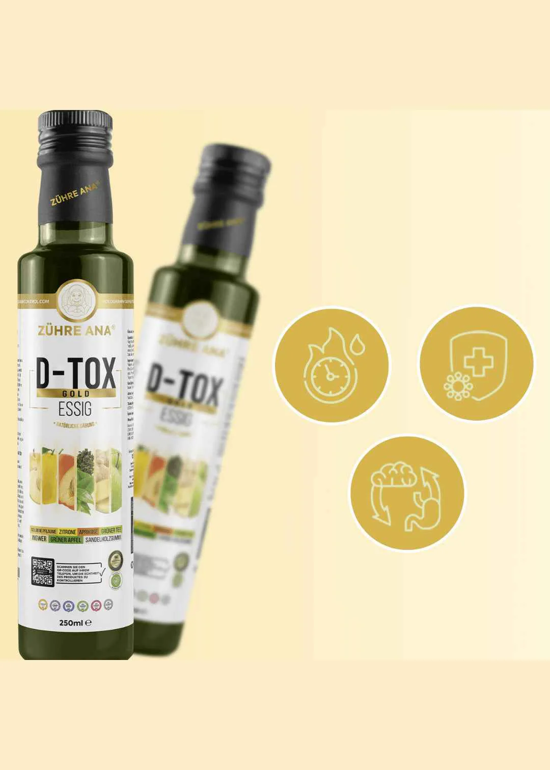 Zühre Ana D-tox Gold Essig - Image 2