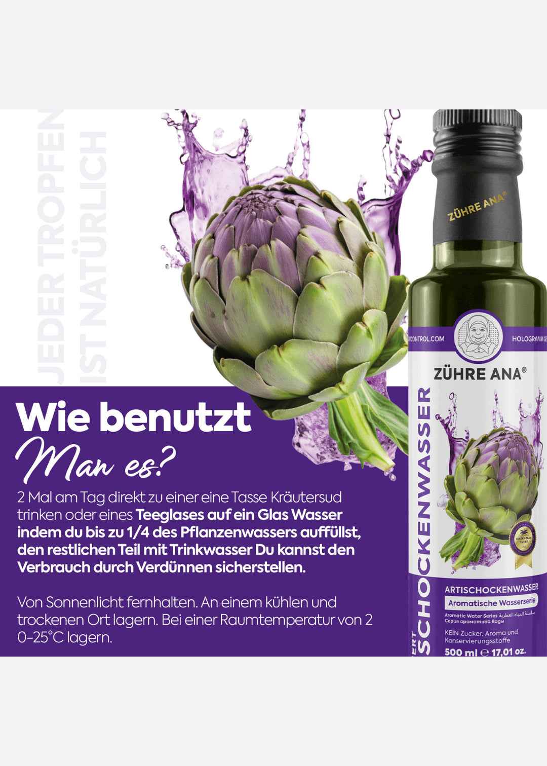 Zühre Ana Extrahierter Artischockensaft - Image 2