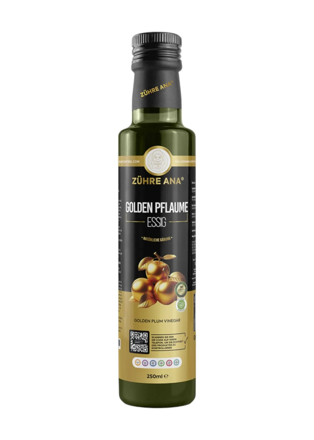 Zühre Ana Goldener Pflaumenessig (Altın Erik Sirkesi)