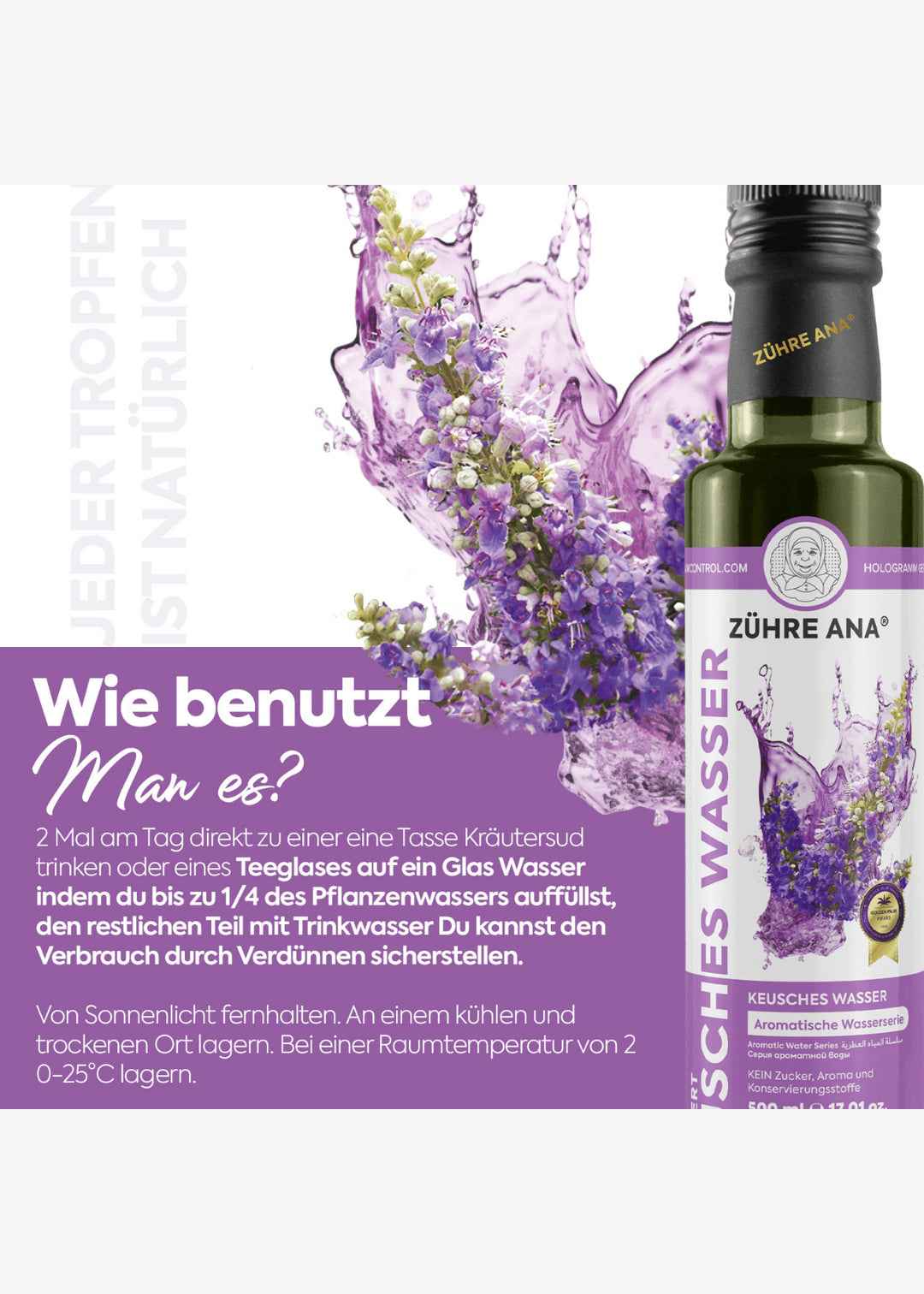 Zühre Ana Mönchspfefferwasser - Image 3