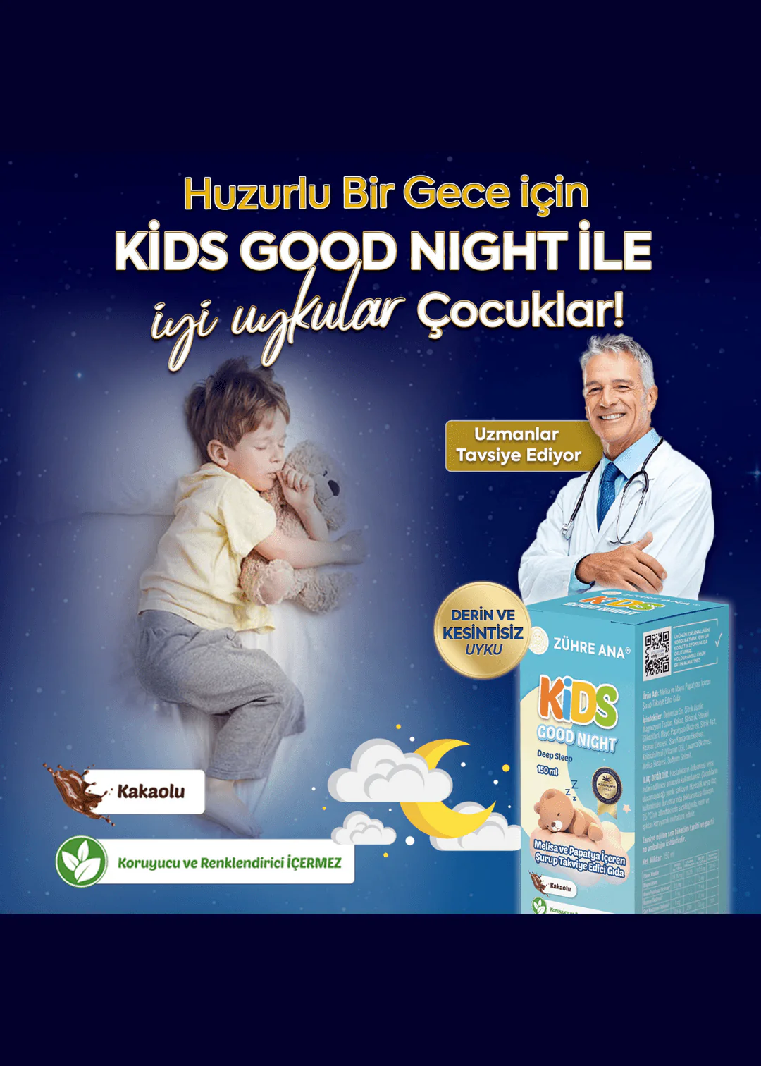 Zühre Ana Kids Good Night Sirup mit Melisse und Kamille - Image 3