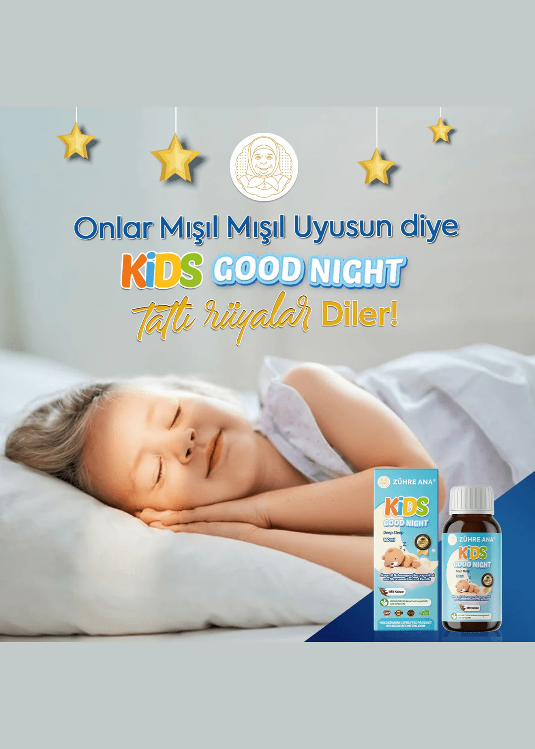 Zühre Ana Kids Good Night Sirup mit Melisse und Kamille - Image 4
