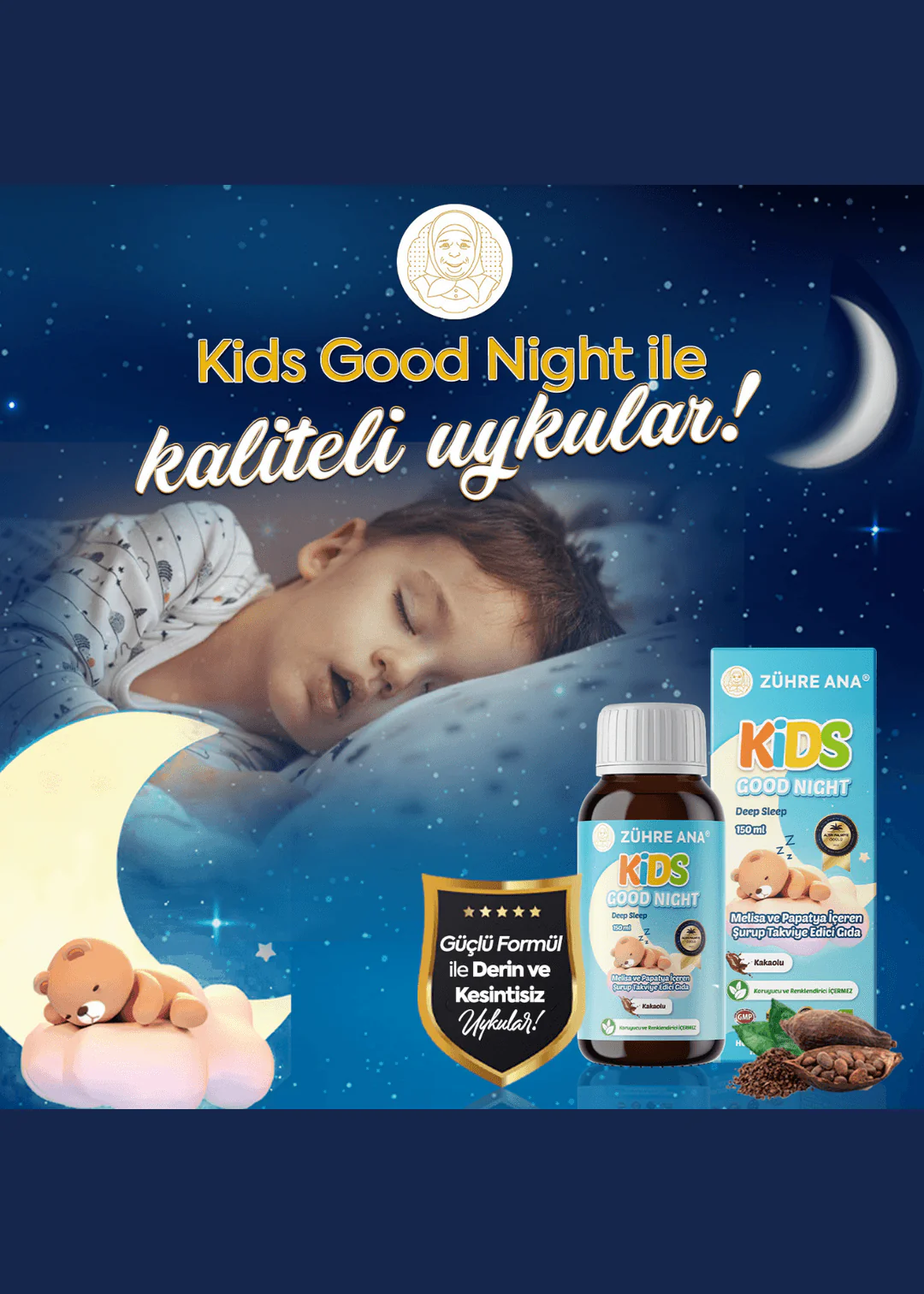 Zühre Ana Kids Good Night Sirup mit Melisse und Kamille - Image 6