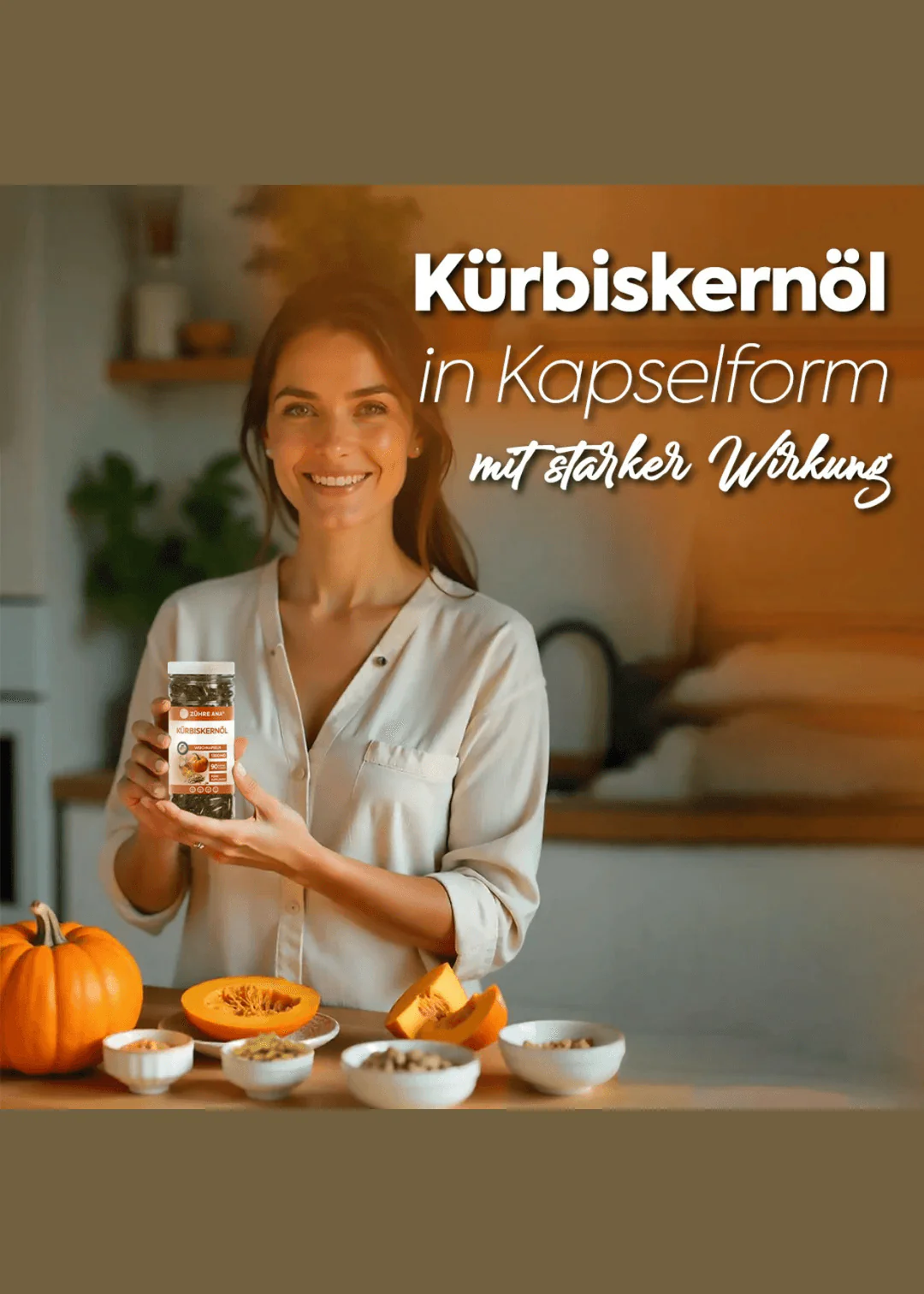 Zühre Ana Kürbiskernöl Weichkapseln 90 Kapseln - Image 2