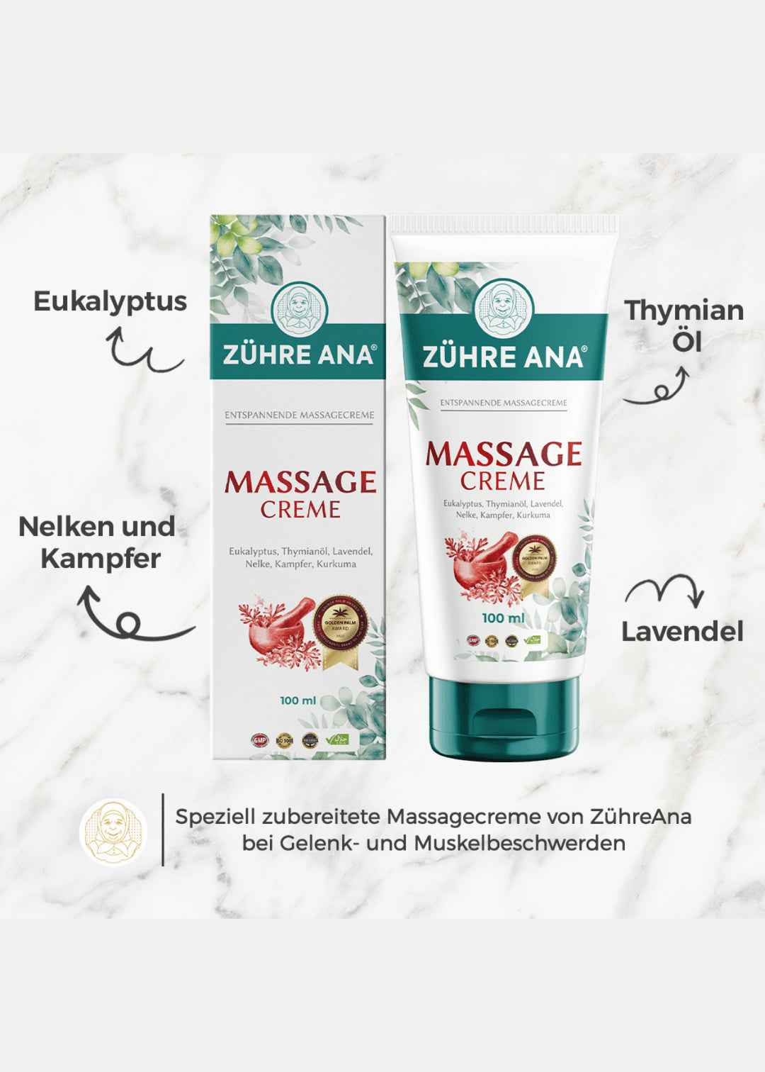 Zühre Ana Eukalyptus Massagecreme - Image 3