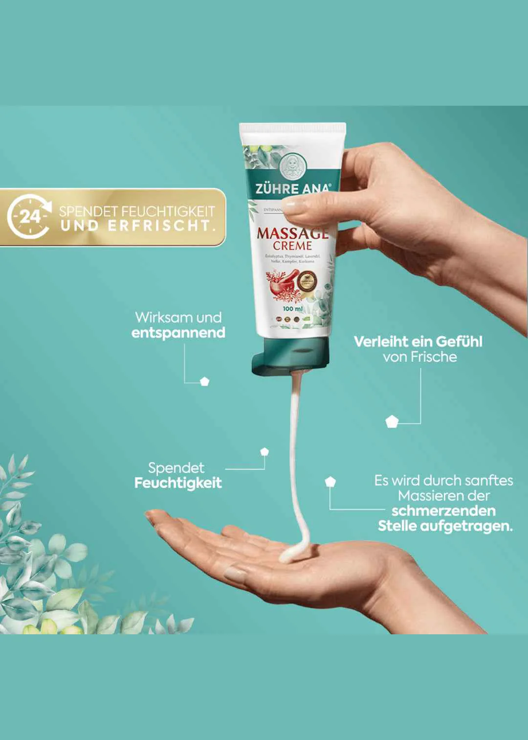 Zühre Ana Eukalyptus Massagecreme - Image 6