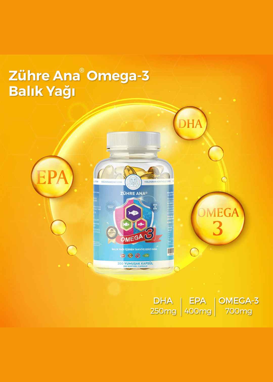 Zühre Ana Omega 3 Fischöl - Image 2