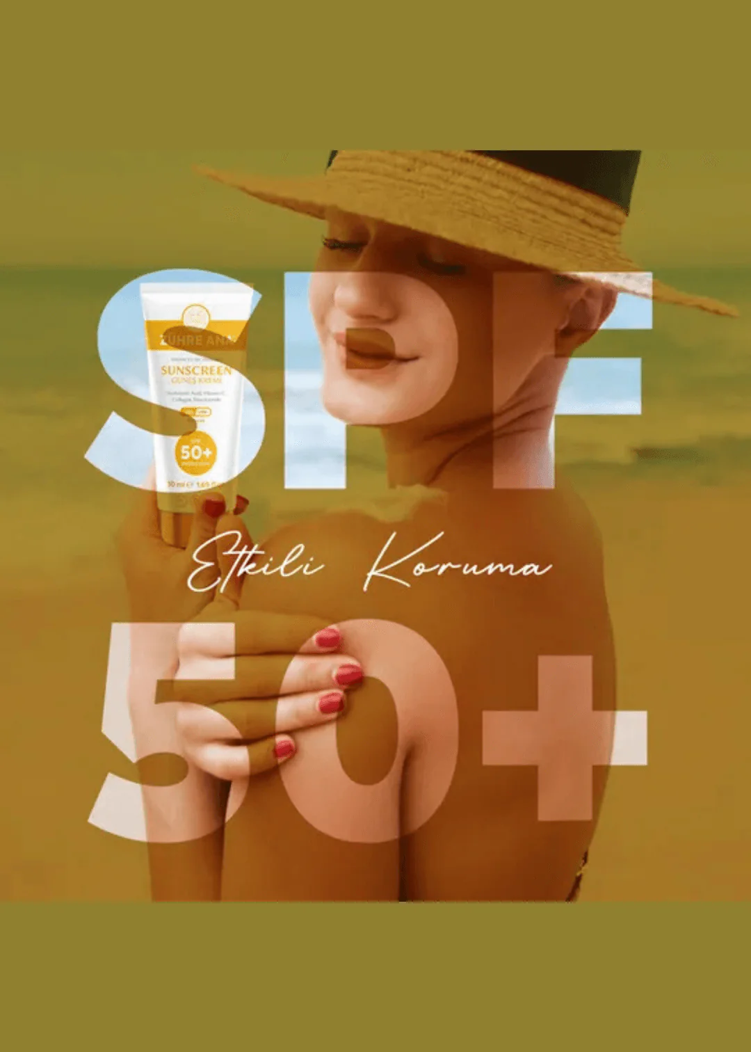Zühre Ana Sonnenschutzmittel Spf 50+ UVA/UVB (SPF 50+ Güneş Kremi) - Image 3