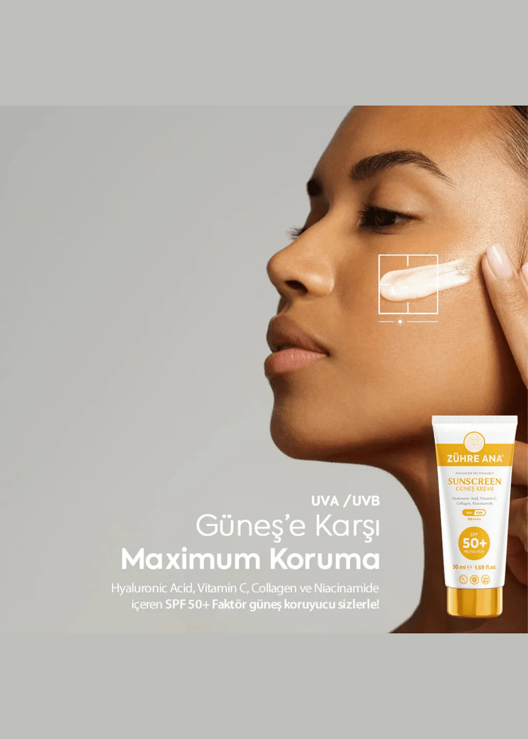 Zühre Ana Sonnenschutzmittel Spf 50+ UVA/UVB (SPF 50+ Güneş Kremi) - Image 5