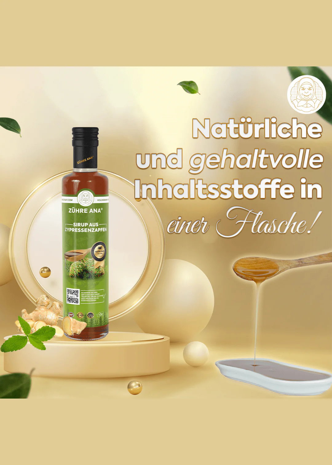 Zühre Ana Zypressenzapfen Sirup - Image 2
