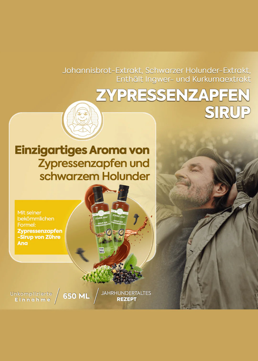Zühre Ana Zypressenzapfen Sirup - Image 3